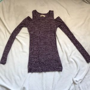 Open Shoulder Sweater